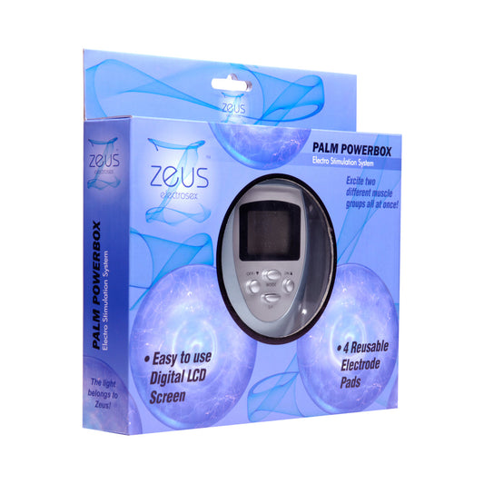 XR BRANDS - ZEUS POWER BOX PALM SIZE 6 MODES
