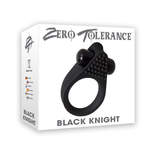 ZERO TOLERANCE - BLACK KNIGHT VIBRATING COCKRING BLACK