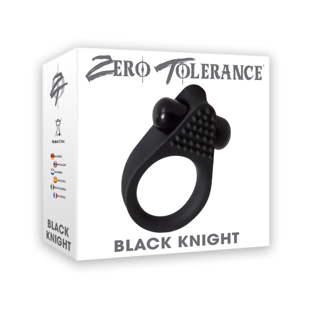 ZERO TOLERANCE - BLACK KNIGHT VIBRATING COCKRING BLACK