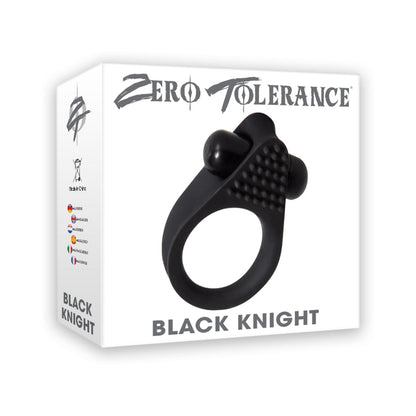 ZERO TOLERANCE BLACK KNIGHT VIBRATING COCKRING BLACK
