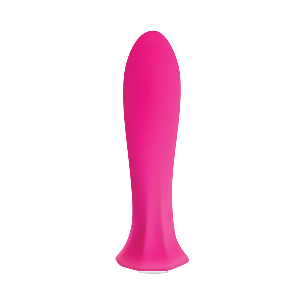 THE QUEEN RECHARGEABLE SILICONE MINI VIBRATOR PINK