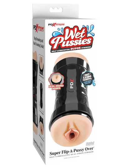 PIPEDREAM - PDX EXTREME - WET PUSSIES - SUPER FLIP-A-PUSSY OVER - LIGHT