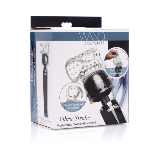 WAND ESSENTIALS VIBRA-STROKE WRAPPED WAND ATTACHMENT
