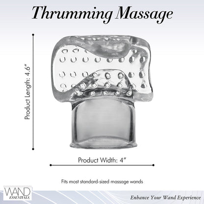 WAND ESSENTIALS VIBRA-STROKE WRAPPED WAND ATTACHMENT