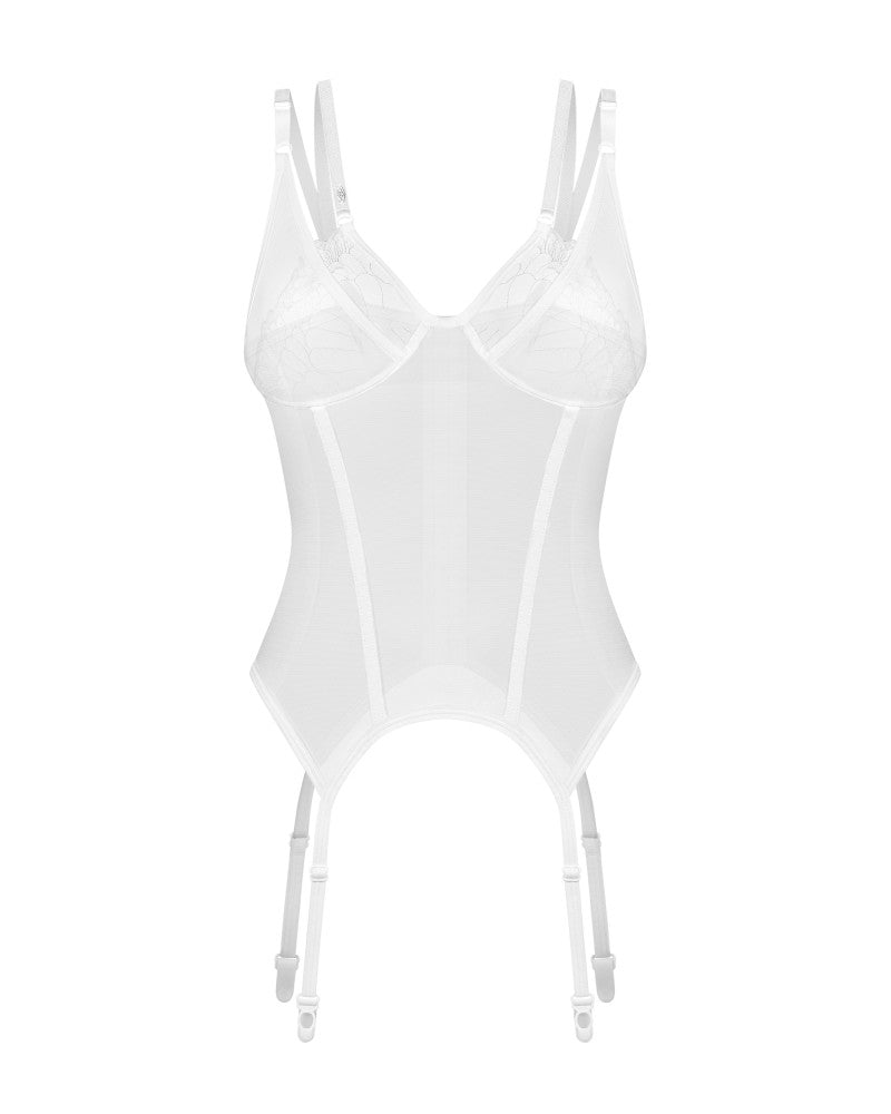 OBSESSIVE - ARROWEL WHITE CORSET L/XL