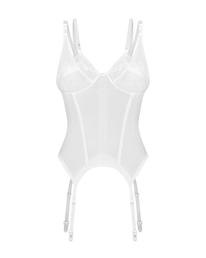 OBSESSIVE - ARROWEL WHITE CORSET L/XL