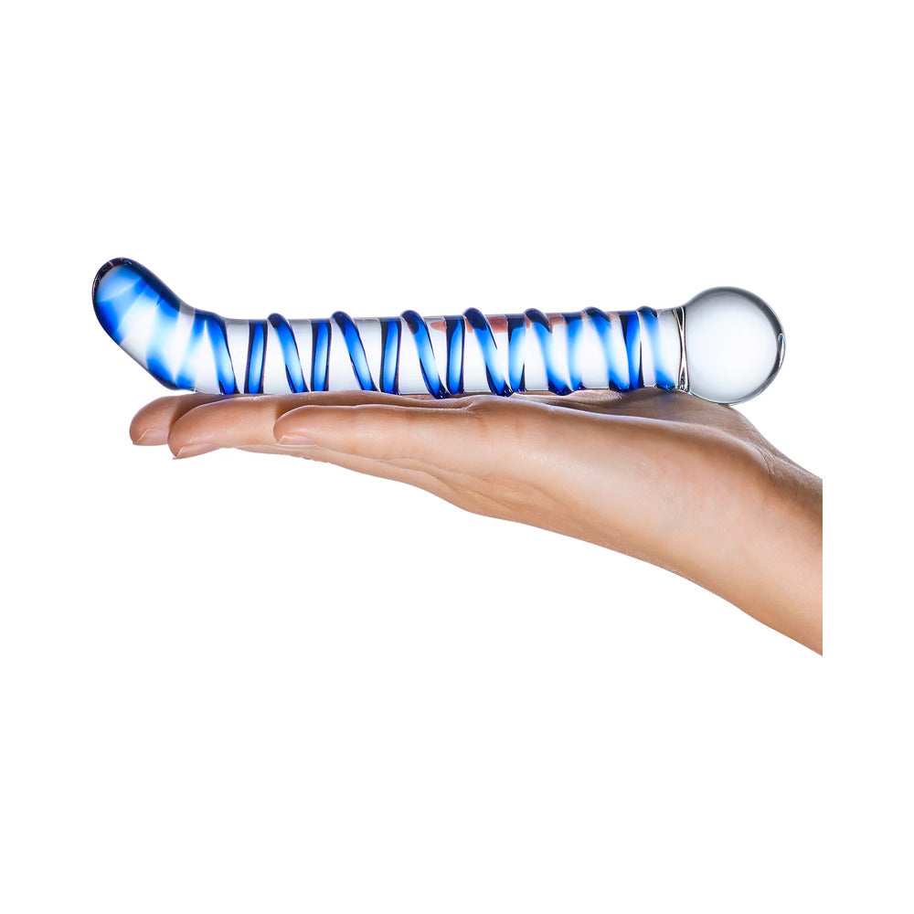 ELECTRIC EEL - GLAS MR. SWIRLY 6.5 IN. G-SPOT GLASS DILDO