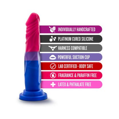 BLUSH - AVANT PRIDE P8 LOVE 7.5 IN. SILICONE DILDO