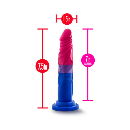 AVANT PRIDE P8 LOVE 7.5 IN. SILICONE DILDO