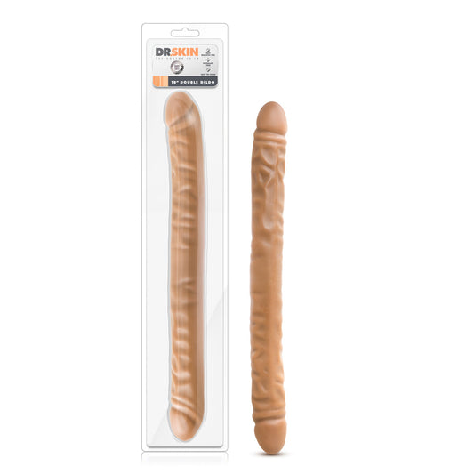 BLUSH - DR. SKIN 18 IN. DOUBLE DILDO