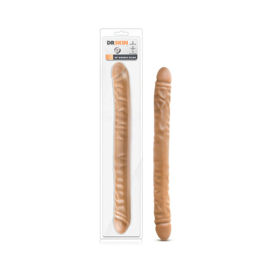 DR. SKIN 18 IN. DOUBLE DILDO TAN