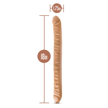BLUSH - DR. SKIN 18 IN. DOUBLE DILDO