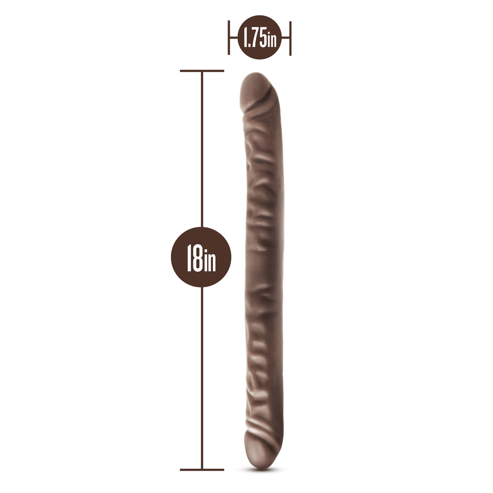 BLUSH - DR. SKIN 18 IN. DOUBLE DILDO
