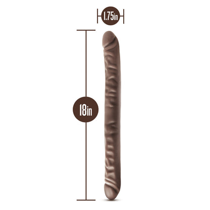 BLUSH - DR. SKIN 18 IN. DOUBLE DILDO
