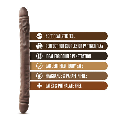 BLUSH - DR. SKIN 18 IN. DOUBLE DILDO