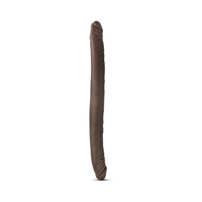 DR. SKIN 16 IN. DOUBLE DILDO BROWN