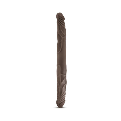 DR. SKIN 14 IN. DOUBLE DILDO BROWN