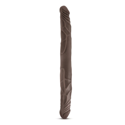 DR. SKIN 14 IN. DOUBLE DILDO BROWN
