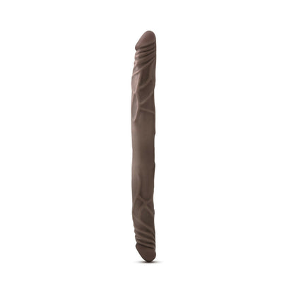 DR. SKIN 14 IN. DOUBLE DILDO BROWN