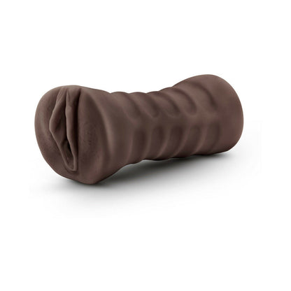 HOT CHOCOLATE BRIANNA VAGINA STROKER WITH BULLET VIBRATOR BROWN
