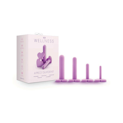 BLUSH - WELLNESS 4-PIECE SILICONE DILATOR KIT PURPLE