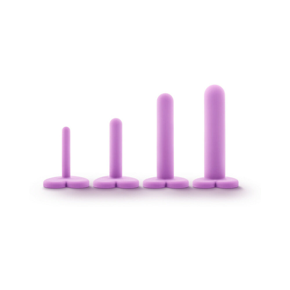 BLUSH - WELLNESS 4-PIECE SILICONE DILATOR KIT PURPLE