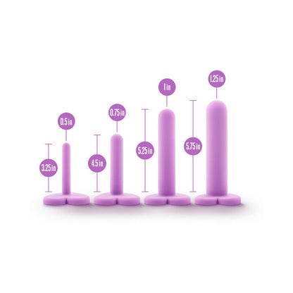 BLUSH - WELLNESS 4-PIECE SILICONE DILATOR KIT PURPLE