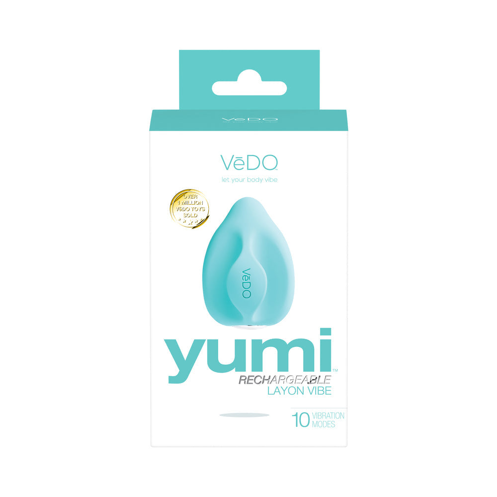 VEDO YUMI RECHARGEABLE FINGER VIBE - TEASE ME TURQUOISE