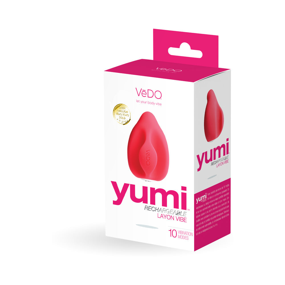 VEDO YUMI RECHARGEABLE FINGER VIBE - FOXY PINK