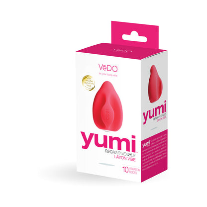 VEDO YUMI RECHARGEABLE FINGER VIBE - FOXY PINK