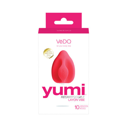 VEDO YUMI RECHARGEABLE FINGER VIBE - FOXY PINK