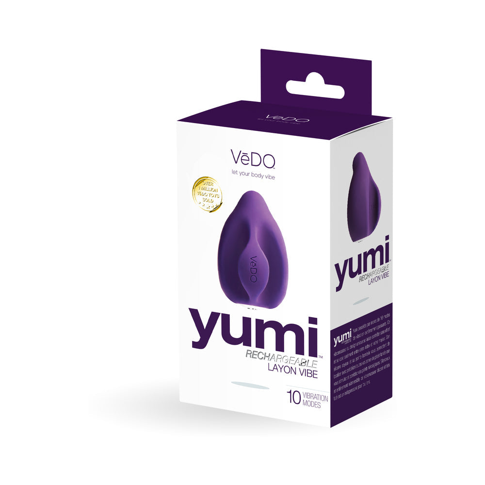 VEDO YUMI RECHARGEABLE FINGER VIBE - DEEP PURPLE