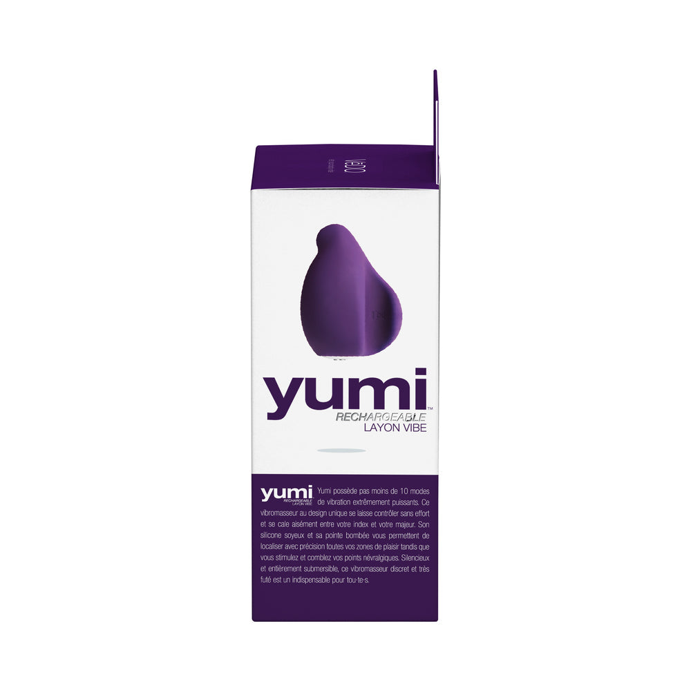 VEDO YUMI RECHARGEABLE FINGER VIBE - DEEP PURPLE