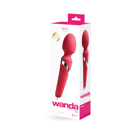 VEDO - WANDA RECHARGEABLE WAND VIBE - FOXY PINK