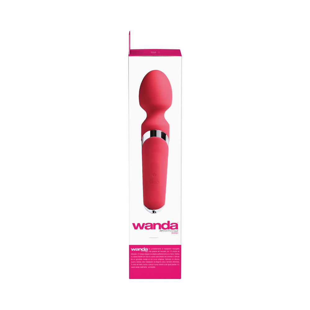 VEDO - WANDA RECHARGEABLE WAND VIBE - FOXY PINK
