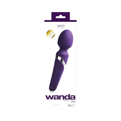 VEDO - WANDA RECHARGEABLE WAND VIBE - DEEP PURPLE