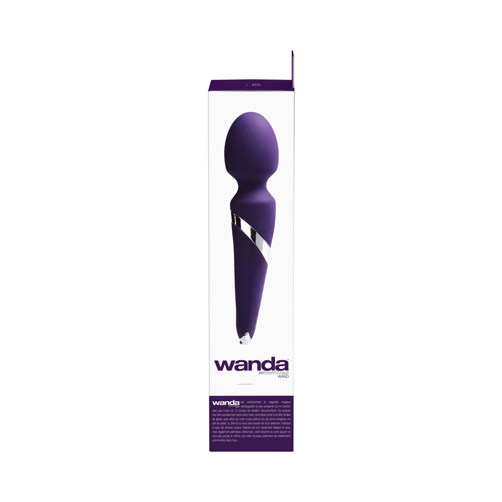 VEDO - WANDA RECHARGEABLE WAND VIBE - DEEP PURPLE