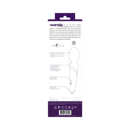 VEDO - WANDA RECHARGEABLE WAND VIBE - DEEP PURPLE