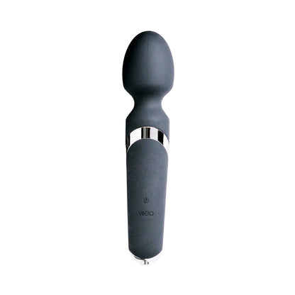 VEDO WANDA RECHARGEABLE WAND VIBE - JUST BLACK
