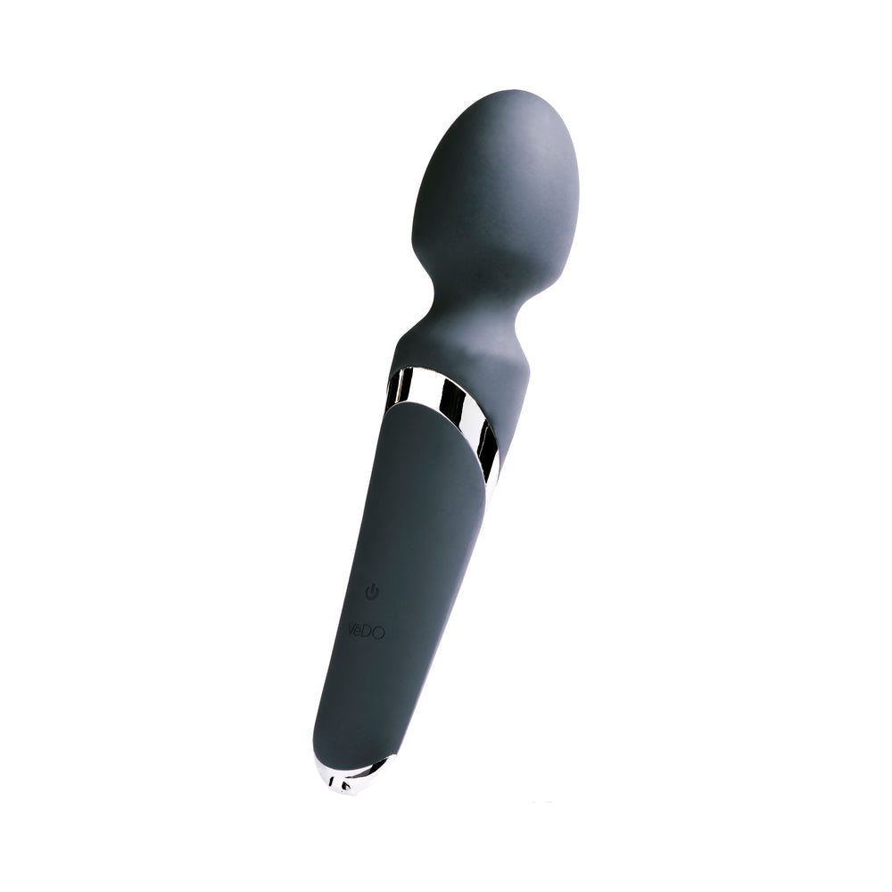 VEDO WANDA RECHARGEABLE WAND VIBE - JUST BLACK
