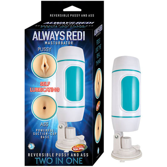 NASSTOYS - ALWAYS REDI MASTURBATOR MONTAJE DE DUCHA BASE CARNE AUTOLUBRICANTE