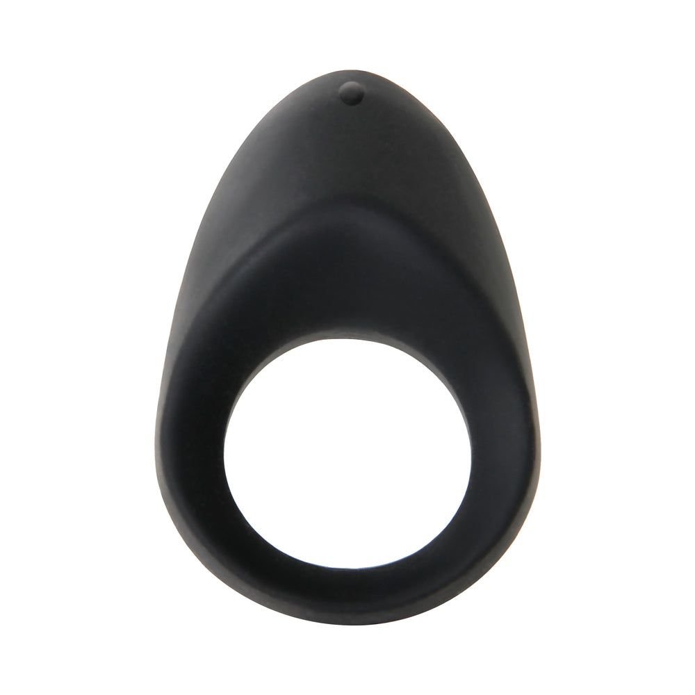 ZERO TOLERANCE NIGHT RIDER RECHARGEABLE VIBRATING SILICONE COCKRING BLACK