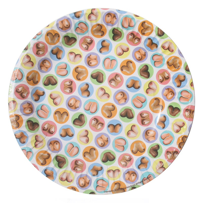 CANDYPRINTS DIRTY DISHES: BOOB PLATES