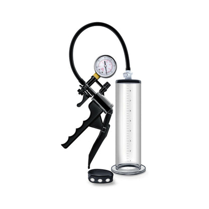 BLUSH - PERFORMANCE VX8 PREMIUM PENIS PUMP SYSTEM WITH SILICONE COCK STRAP CLEAR