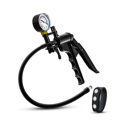 PERFORMANCE GAUGE PUMP PISTOL WITH SILICONE TUBING & SILICONE COCK STRAP BLACK