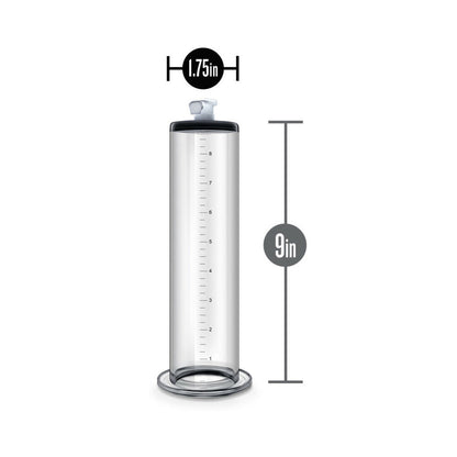BLUSH - PERFORMANCE PENIS PUMP 9 IN. X 1.75 IN. CYLINDER CLEAR