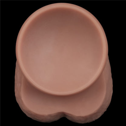 LOVETOY - 14.5'' DUAL LAYERED BENDABLE SILICONE COCK XXL(FLESH)
