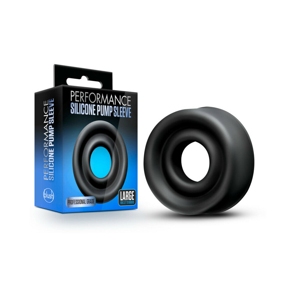 PERFORMANCE SILICONE PUMP SLEEVE LARGE BLACK