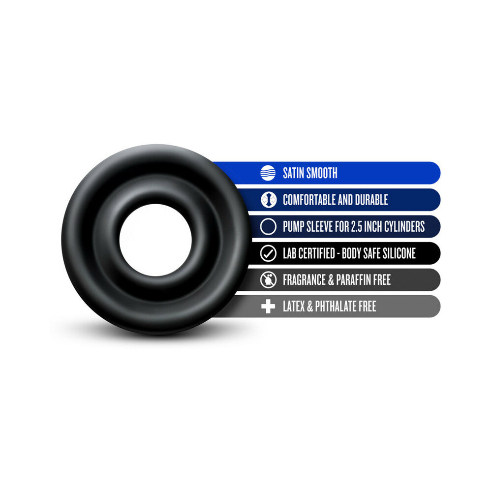 PERFORMANCE SILICONE PUMP SLEEVE LARGE BLACK