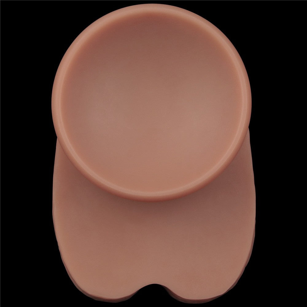LOVETOY - 16'' DUAL LAYERED BENDABLE SILICONE COCK XXL(FLESH)